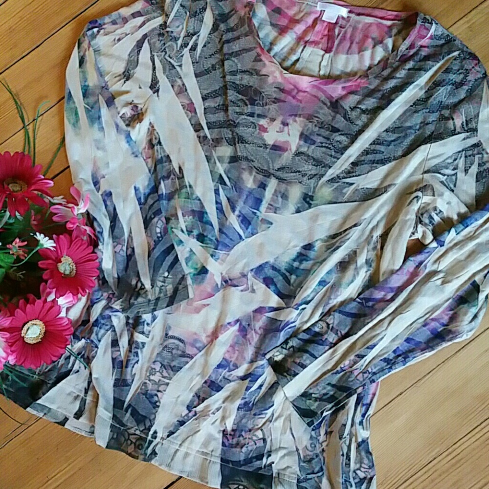 {Xhilaration} Long Sleeve Blouse Top